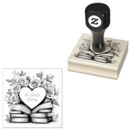 Personalized Bookowner Stamp for Book Lovers