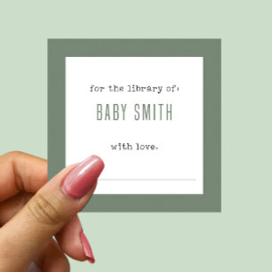 Personalized Bookplate Stickers