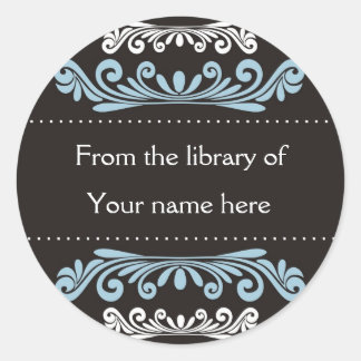 Personalized Bookplates - Colorful Flourishes