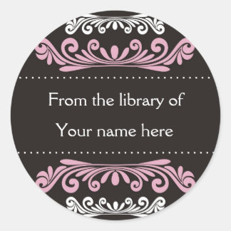 Personalized Bookplates - Colorful Flourishes