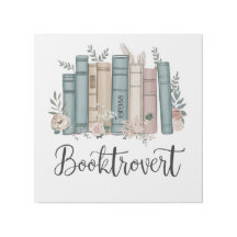 Personalized Booktrovert Book Lover Decor