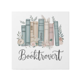 Personalized Booktrovert Book Lover Decor