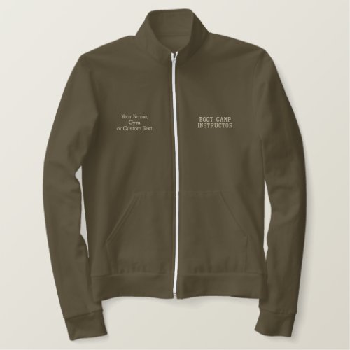 Personalized Boot Camp Instructor Jacket