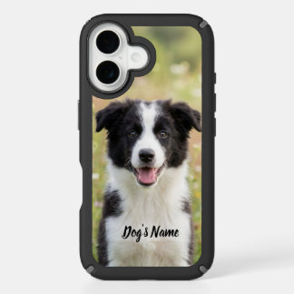 Personalized Border Collie Photo and Name  iPhone 16 Case