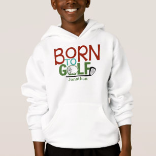 Personalized Born to Golf Hoodie