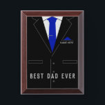 Personalized Boss Award Plaque Gift Best Boss Ever<br><div class="desc">Personalized Custom Name Business Award Plaque with Text Best Boss Ever - Your Boss Gifts - Add Your Name Text with Customization tool - or Choose fonts / size / color ! Transferable ! Good Luck - Be Happy :) MIGNED Design</div>