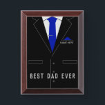 Personalized Boss Award Plaque Gift Best Boss Ever<br><div class="desc">Personalized Custom Name Business Award Plaque with Text Best Boss Ever - Your Boss Gifts - Add Your Name Text with Customization tool - or Choose fonts / size / color ! Transferable ! Good Luck - Be Happy :) MIGNED Design</div>