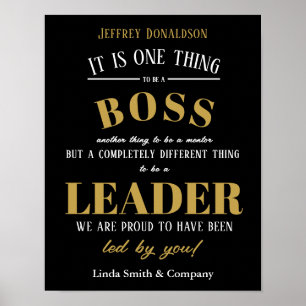 Personalized Boss Day thank you gift office decor