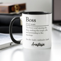 Personalized Boss Definition Appreciation