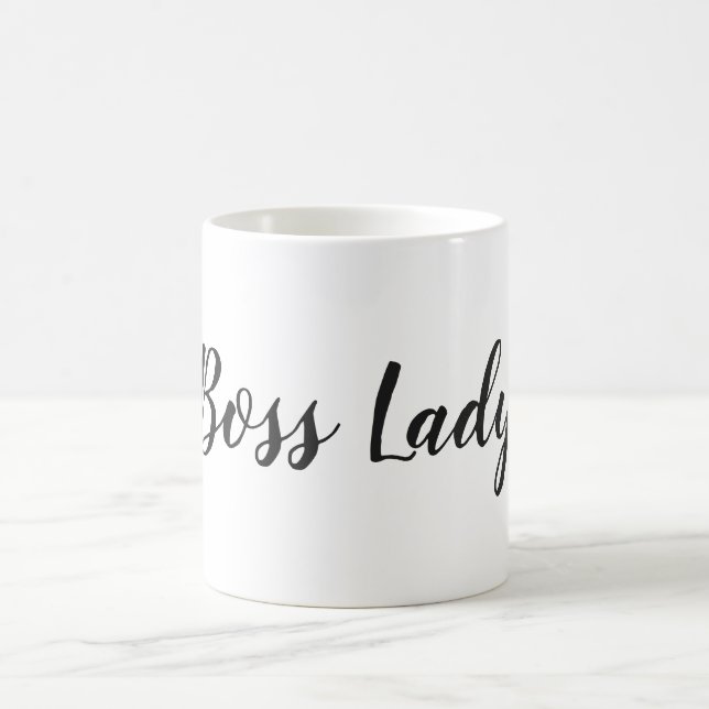 Personalized Boss Lady Coffee Mug (Center)