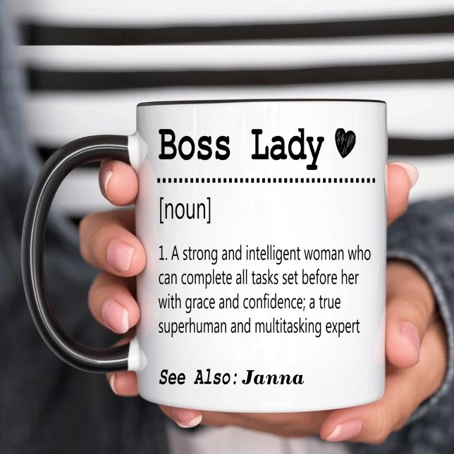 Personalized Boss Lady Definition Mug (Creator Uploaded)