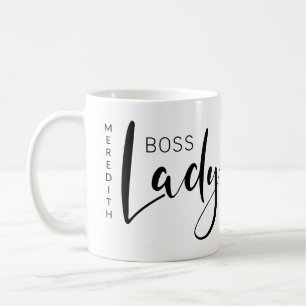 Personalized Boss Lady Logo Coffee Mug