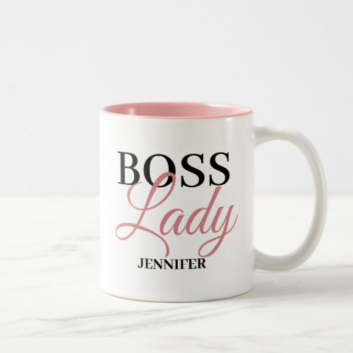 Personalized Boss Lady  Mug