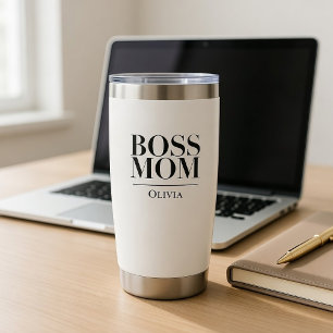 Personalized Boss Mom – Custom Gift Insulated Tumbler