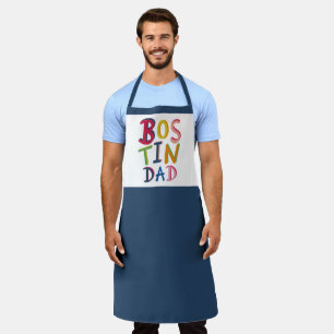 Personalized Bostin Dad Black Country Apron