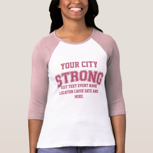 Personalized Boston Strong Your City T_Shirt
