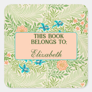 Personalized Botanical Bookplate