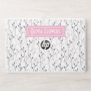 Personalized Botanical HP Laptop Skin