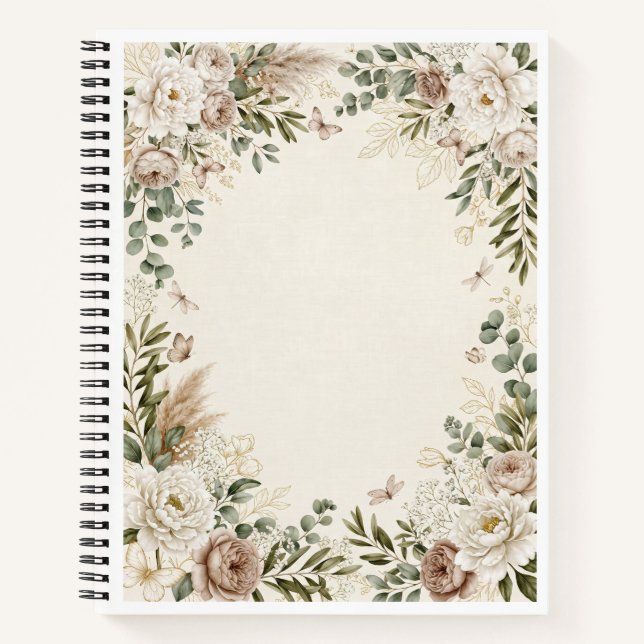 Personalized Botanical Notebook (Front)