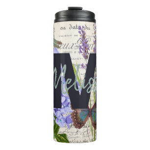 Personalized Botanical Thermal Tumbler