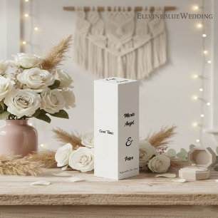Personalized Boutique Editorial Good Times Gift Wine Box