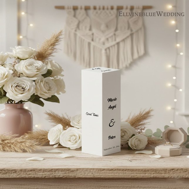Personalized Boutique Editorial Good Times Gift Wine Box (Creator Uploaded)