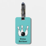 Personalized Bowling Bag Tag at Zazzle