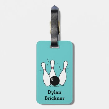 Personalized Bowling Bag Tag by adams_apple at Zazzle