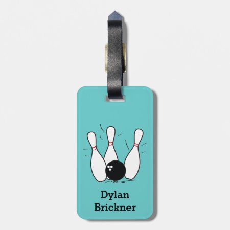 Personalized Bowling Bag Tag