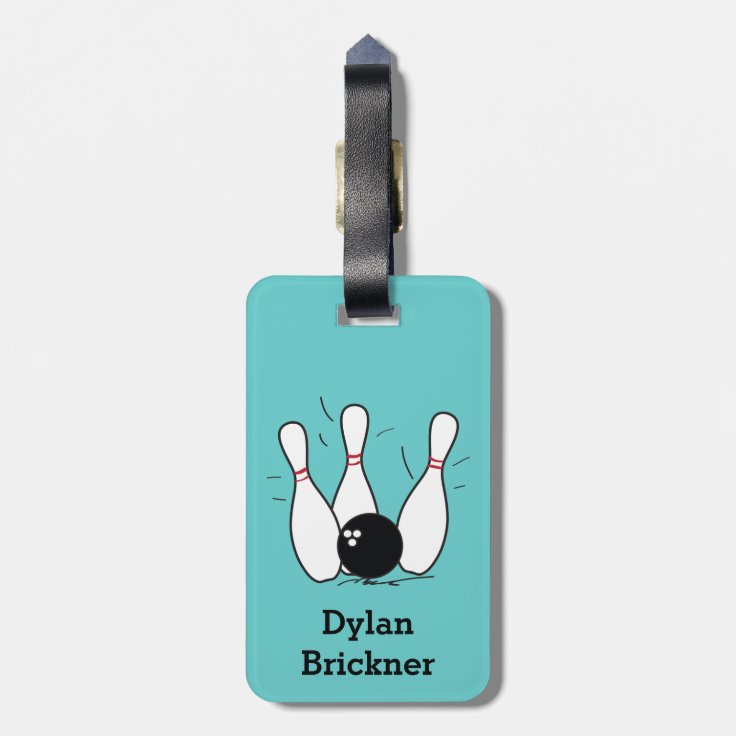 Personalized Bowling Bag Tag Zazzle