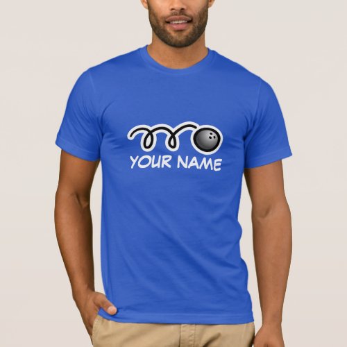 Personalized bowling shirt  Customizable