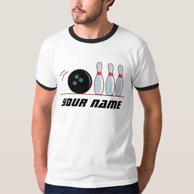 Personalized Bowling T Shirt (Front)