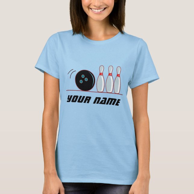 Personalized Bowling Tee Shirt (Front)