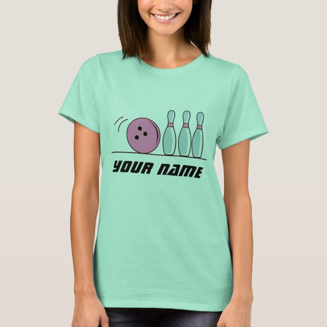 Personalized Bowling Tee Shirt (Front)