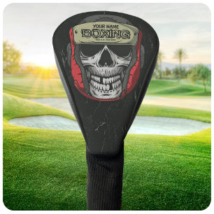 Personalized Boxer Fight Club Skeleton Boxing Gym  Golf Head Cover