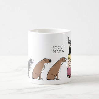 Personalized Boxer Mama Coffee Mug
