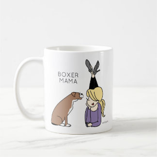 Personalized Boxer Mama Coffee Mug