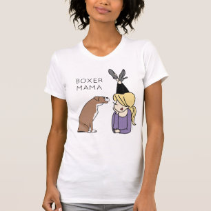 Personalized Boxer Mama T-Shirt