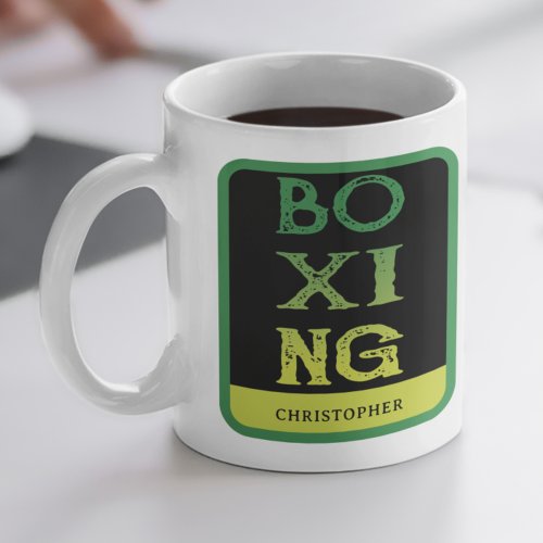 Personalized Boxers Boxing Coffee Mug