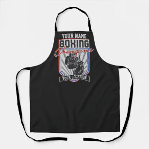 Personalized Boxing Champions Boxer Fitness Gym  Apron