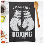 Personalized Boxing Club Boxer Gym Fighter Gloves Kitchen Towel<br><div class="desc">Personalized Boxing Club design featuring Boxing Prizefighter Gloves - Customize with your Name and Custom Text!</div>