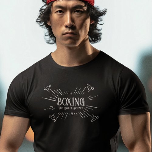 Personalized Boxing The Sweet Science Vintage T_Shirt