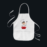Personalized Boy Chef Kids' Apron<br><div class="desc">Personalize this aspiring young chef apron with your name!</div>