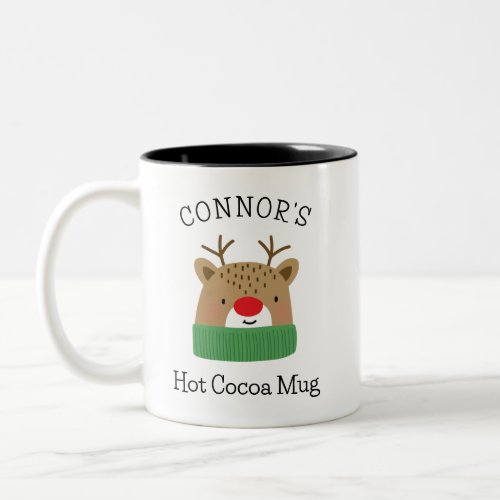 Personalized Boy or Girl Christmas Hot Cocoa Mug