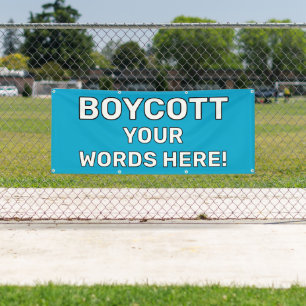 Personalized Boycott Banner