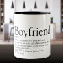 Personalized Boyfriend Definition Two-Tone Coffee Mug