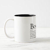 Personalized Boyfriend Definition Two-Tone Coffee Mug (Left)