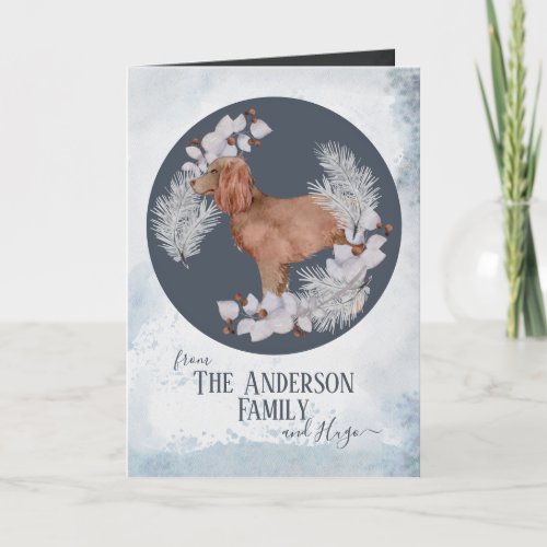 Personalized Boykin Christmas Holiday Card