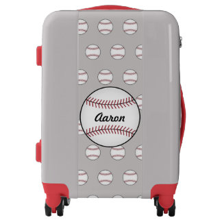 Personalized Boy's Baseball Luggage Suitcase Gift