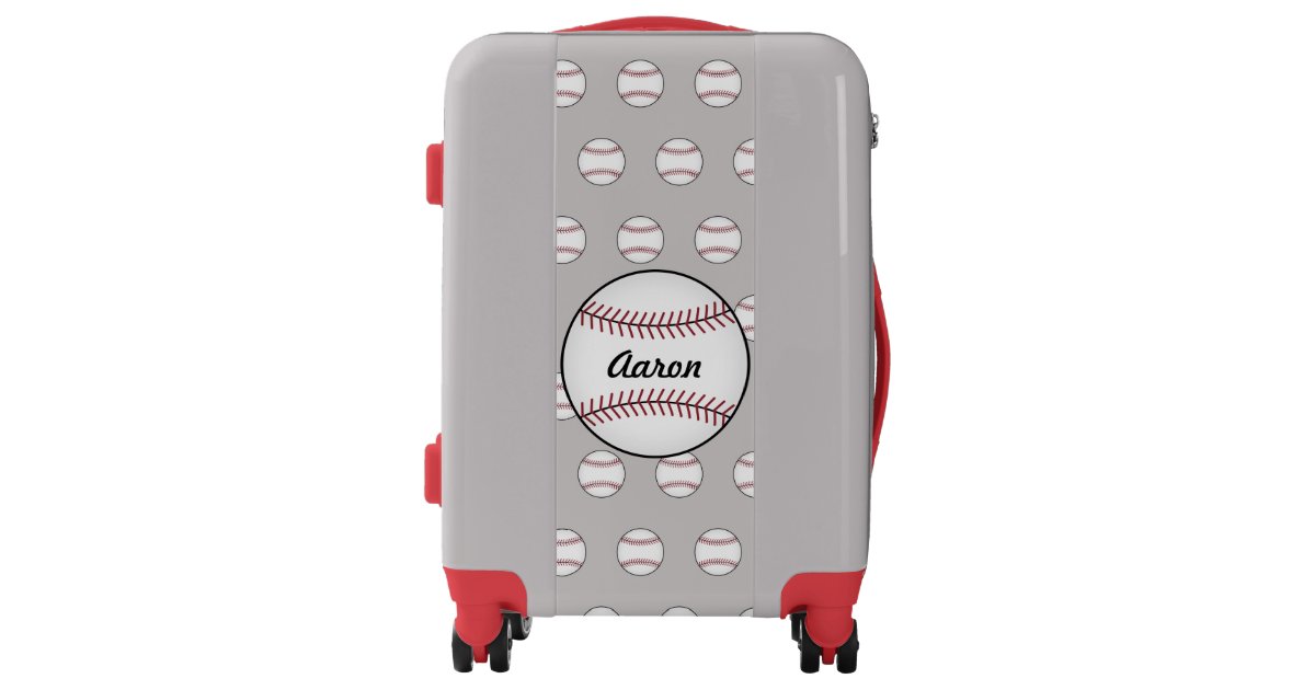Personalized Boy's Baseball Luggage Suitcase Gift Zazzle